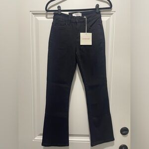 New, Lovervet High Rise Kick Flare, Black, Size 24/0